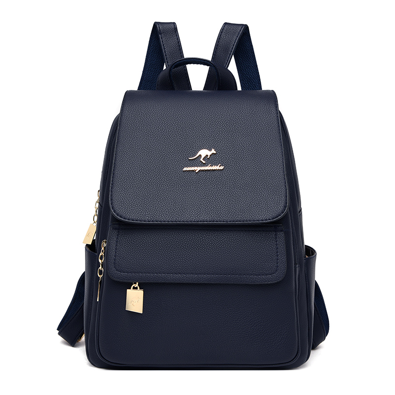 Leather Work Backpack - High Quality Leather Backpack Women's Large
