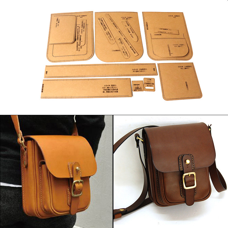 DIY Leather Craft Shoulder Bag - Leatherwork Patterns reseña y precio