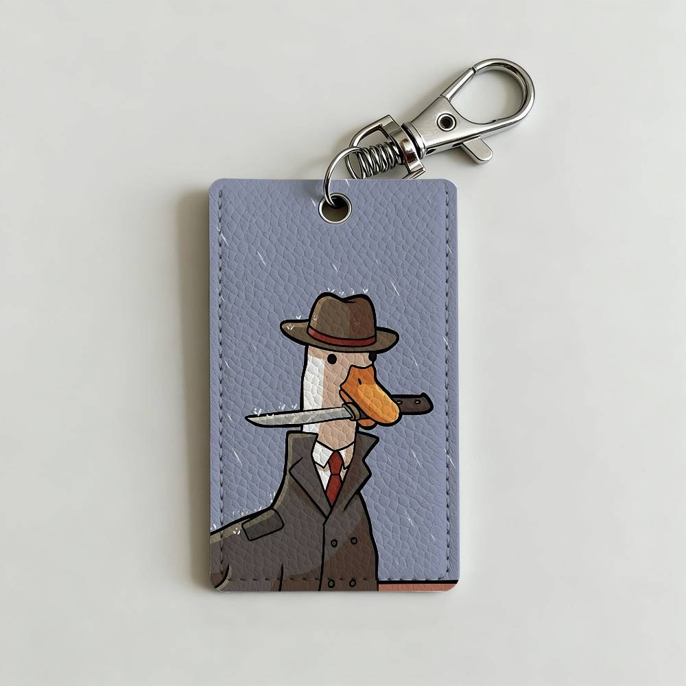 Cartoon Cute Goose Duck Badge  - Leather Work reseña y precio