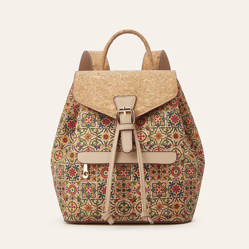 Backpack Bags Retro Cork Leath - Leather Work Backpack reseña y precio