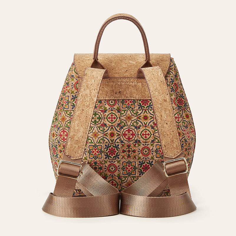 Backpack Bags Retro Cork Leath - Leather Work Backpack reseña y precio
