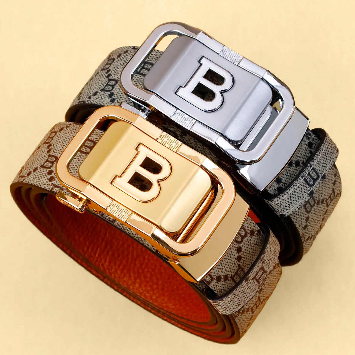 Men's Leather Belt with Automa - Leather Works Belt reseña y precio