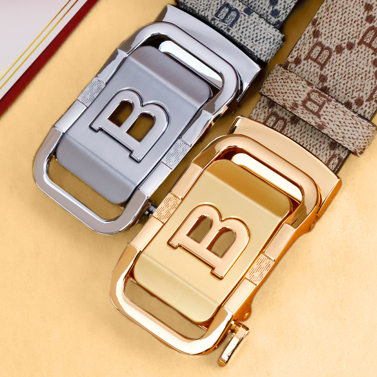 Men's Leather Belt with Automa - Leather Works Belt reseña y precio