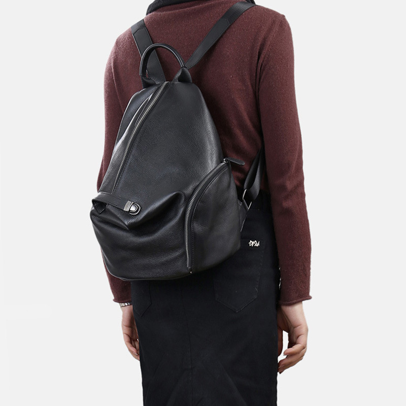 Zency Women's Genuine Leather  - Leather Work Backpack reseña y precio