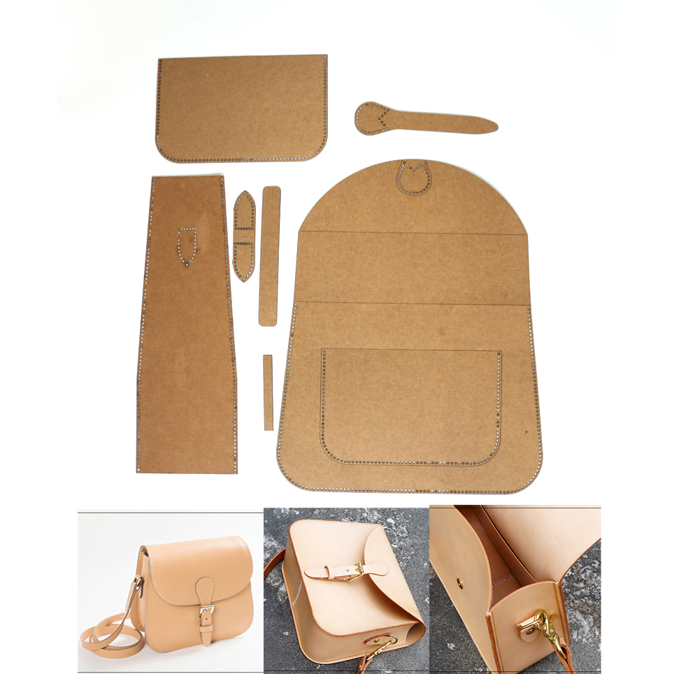 New Kraft paper template DIY l - Leatherwork Patterns reseña y precio
