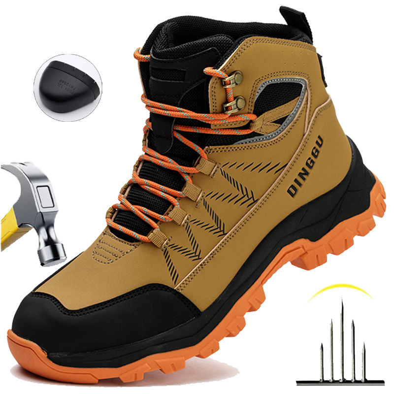 Comfortable Safety Shoes for M - Leather Work Factory reseña y precio