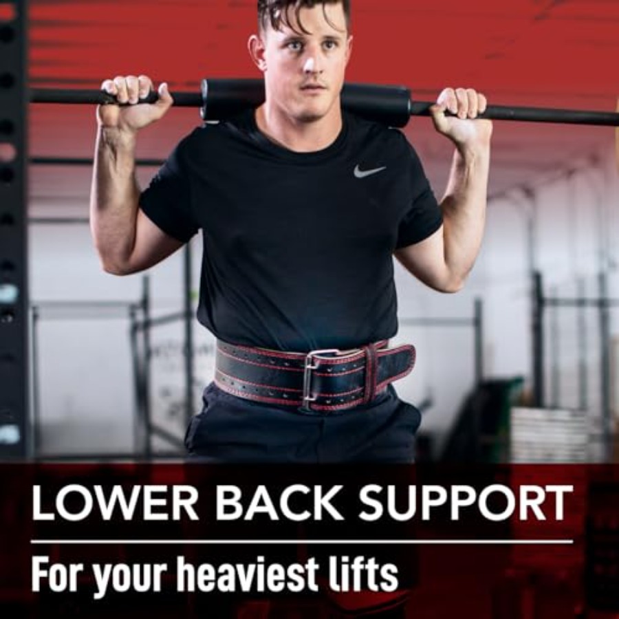 Genuine Leather Weightlifting  - Leather Workout Belt reseña y precio