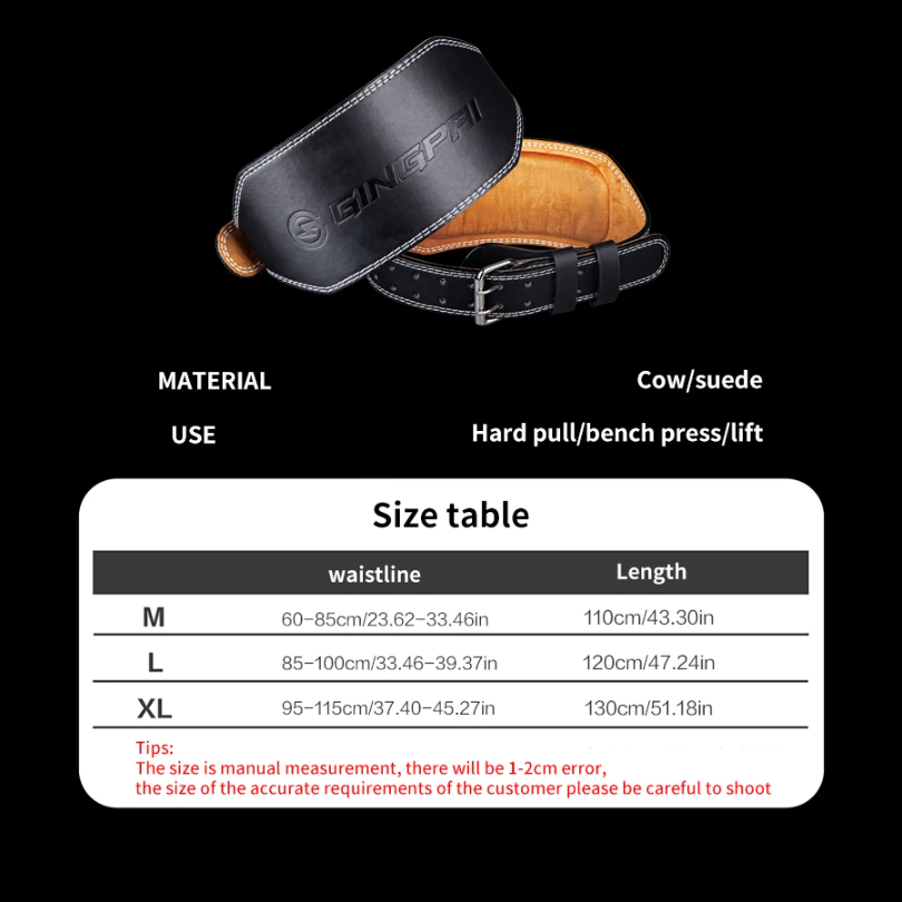 Weight Lifting Belts 15cm Widt - Leather Workout Belt reseña y precio