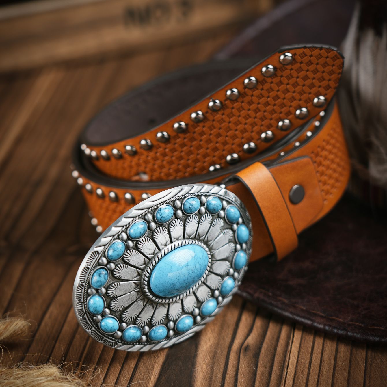 A men's and women's casual ret - Leather Works Belt reseña y precio