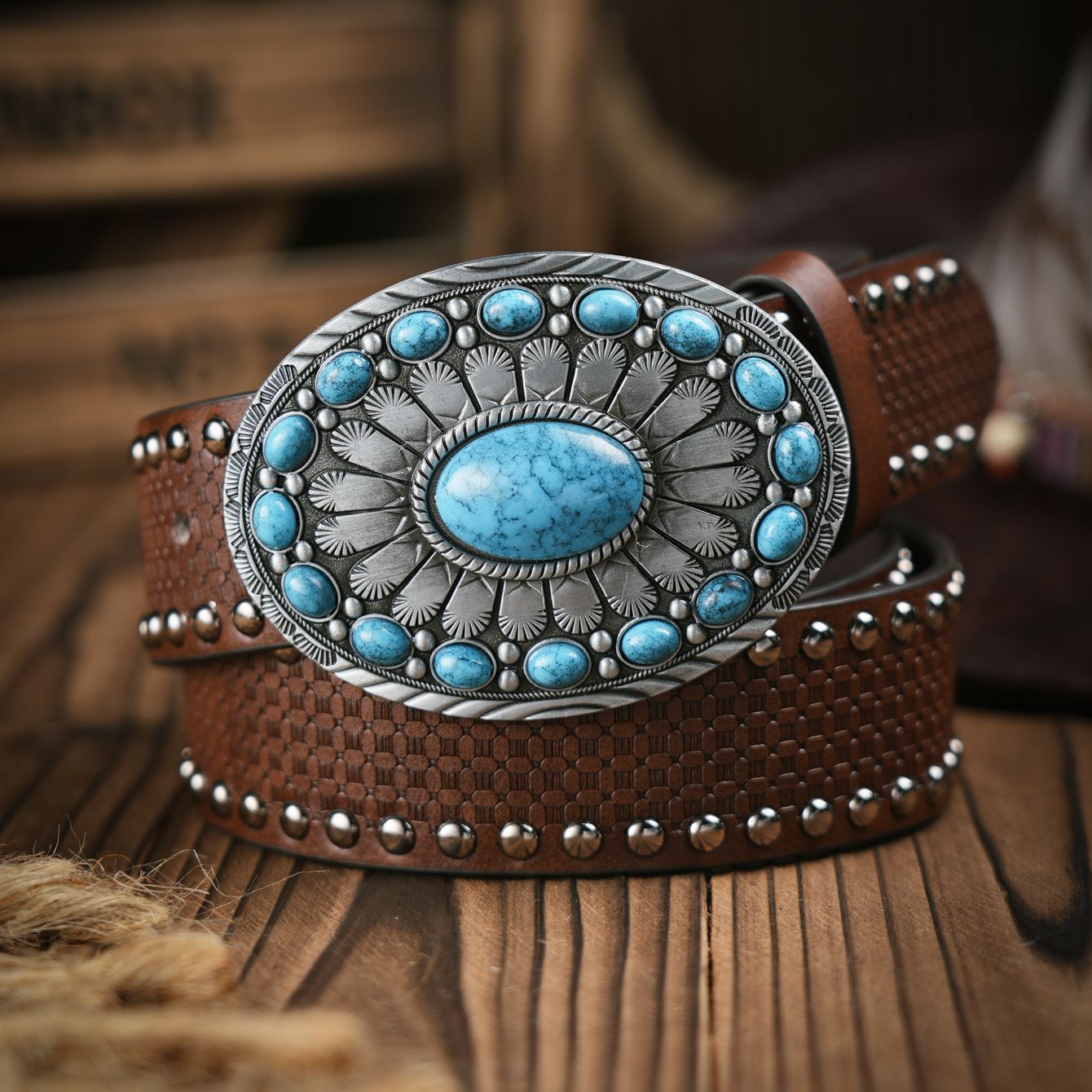 A men's and women's casual ret - Leather Works Belt reseña y precio