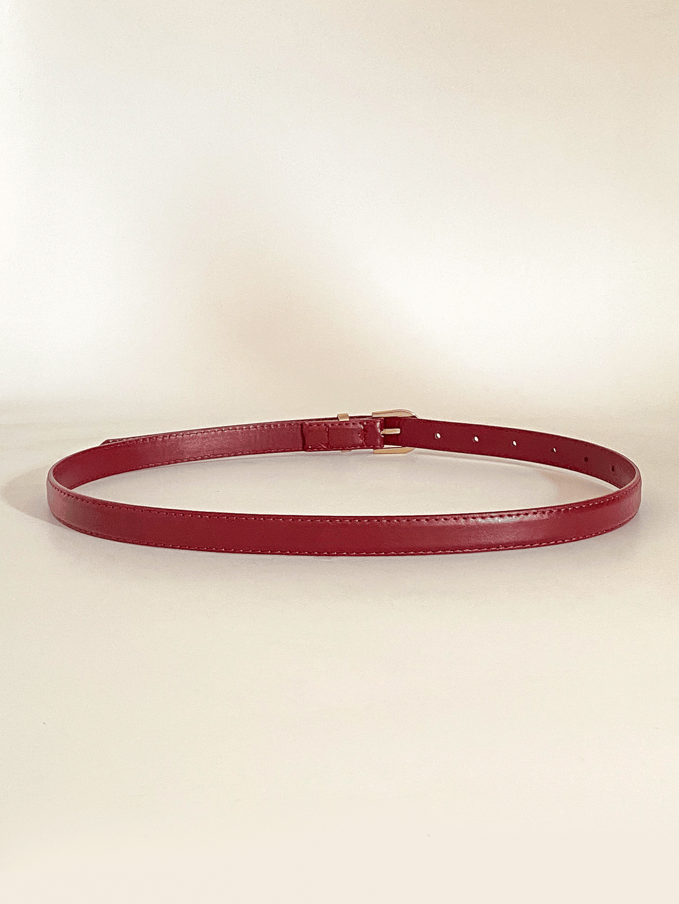 1pc Red Leather-Surface Casual - Leather Works Belt reseña y precio