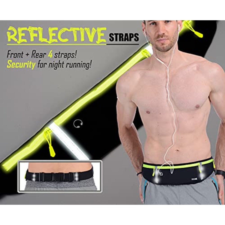 Slim Running Belt, Workout Fan - Leather Workout Belt reseña y precio