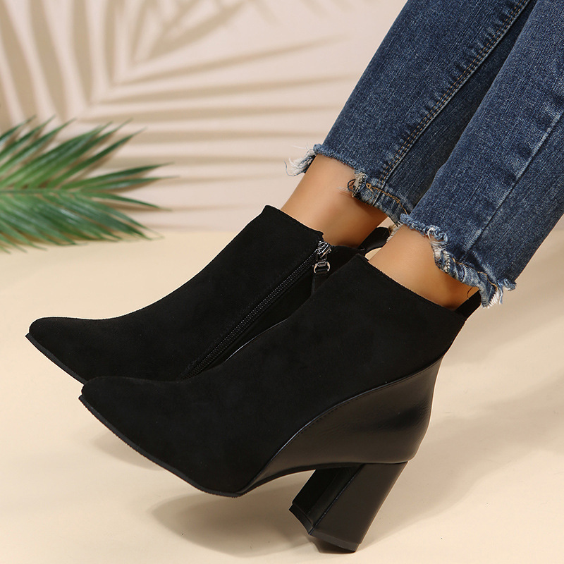 Women's Colorblock Ankle Boots - Youtube Leatherwork reseña y precio
