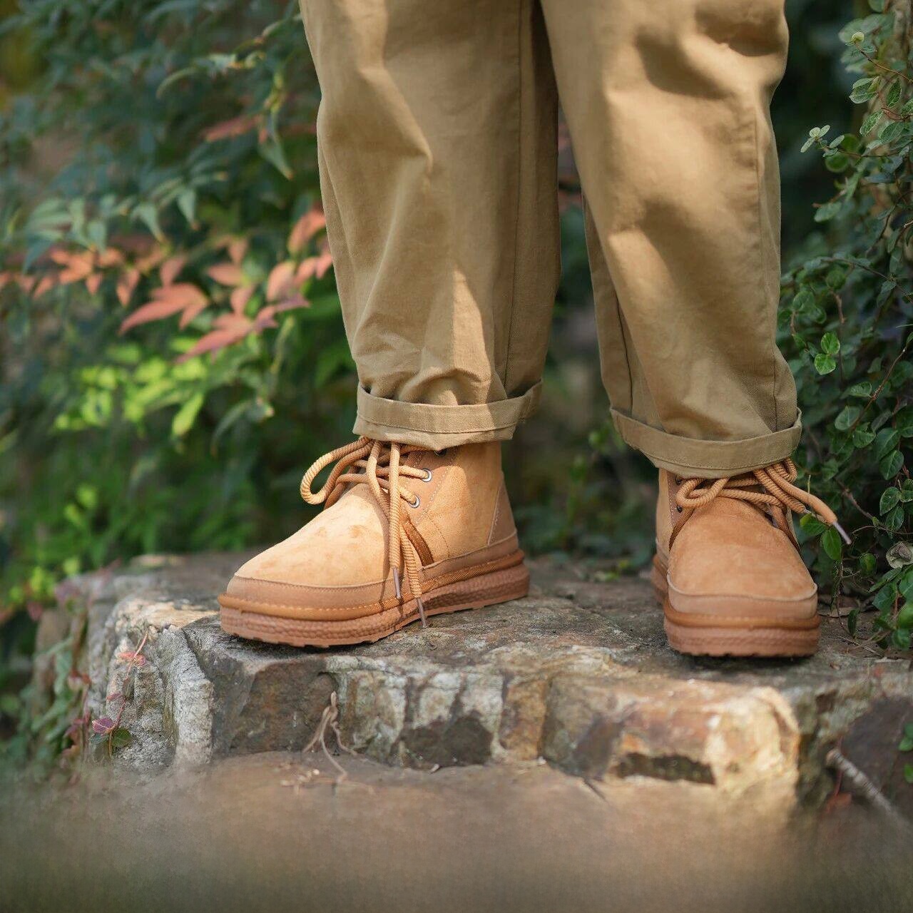 Men's Winter Thickened Fleece  - Youtube Leatherwork reseña y precio