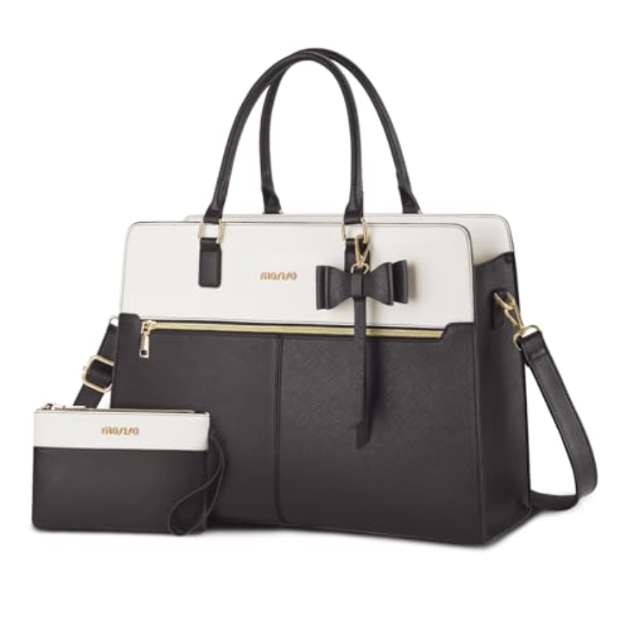 Laptop Tote Bag for Women, 15. - Leather Work reseña y precio