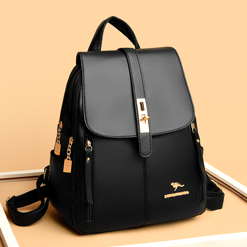 2024 Genuine Women Leather Bac - Leather Work Backpack reseña y precio