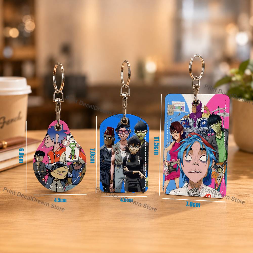 Band G-Gorillaz Holder Keychai - Leather Work reseña y precio
