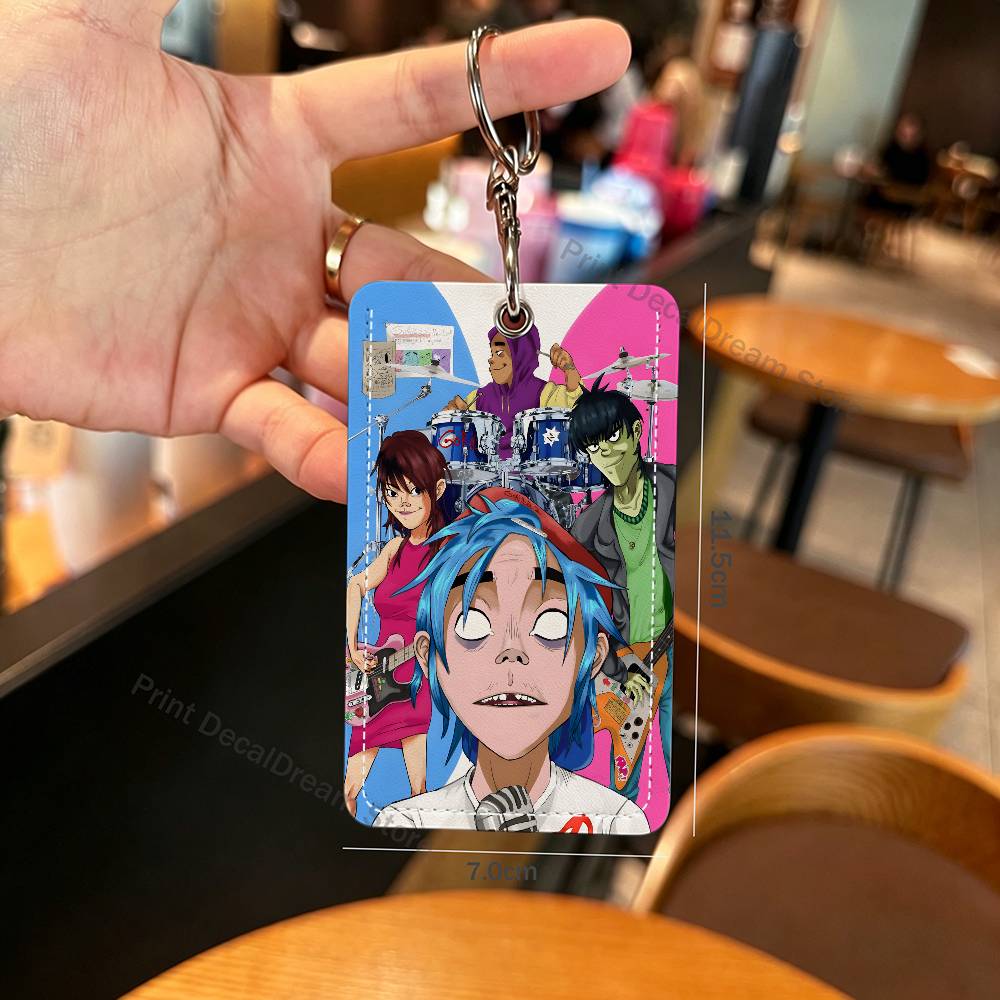Band G-Gorillaz Holder Keychai - Leather Work reseña y precio