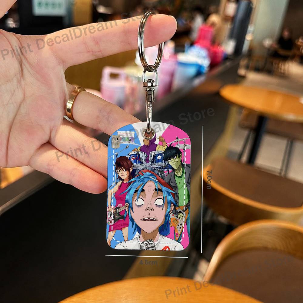 Band G-Gorillaz Holder Keychai - Leather Work reseña y precio