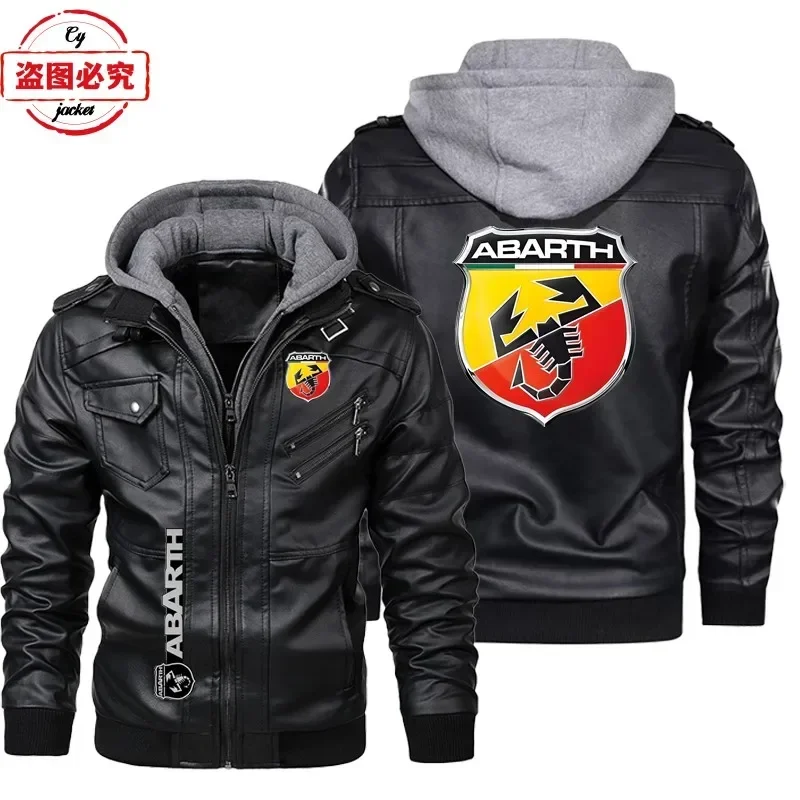 European Size Leather jacket A - Leather Work Jacket With Hood reseña y precio