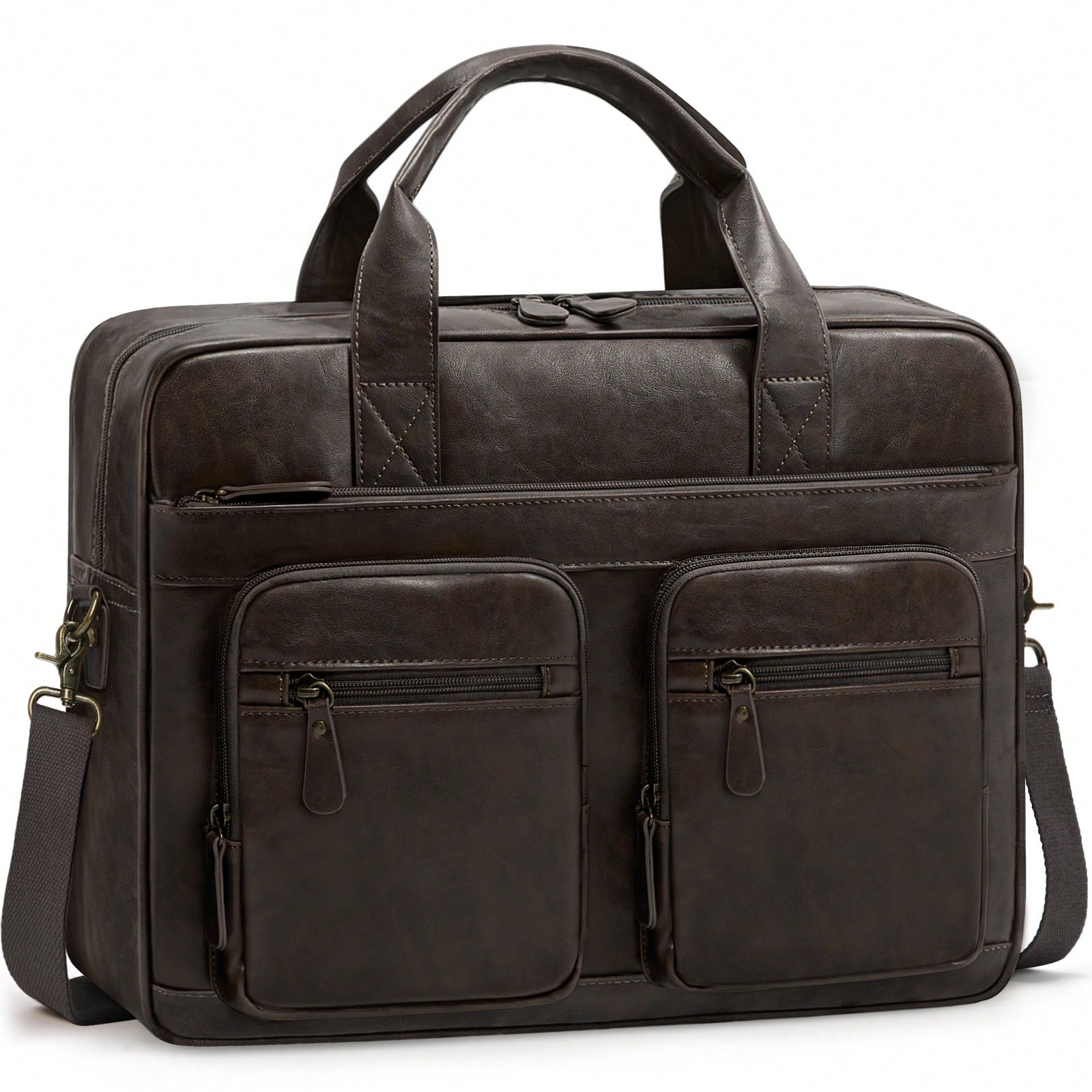 Vintage Messenger Bag For Men  - Leather Work Bag Mens reseña y precio