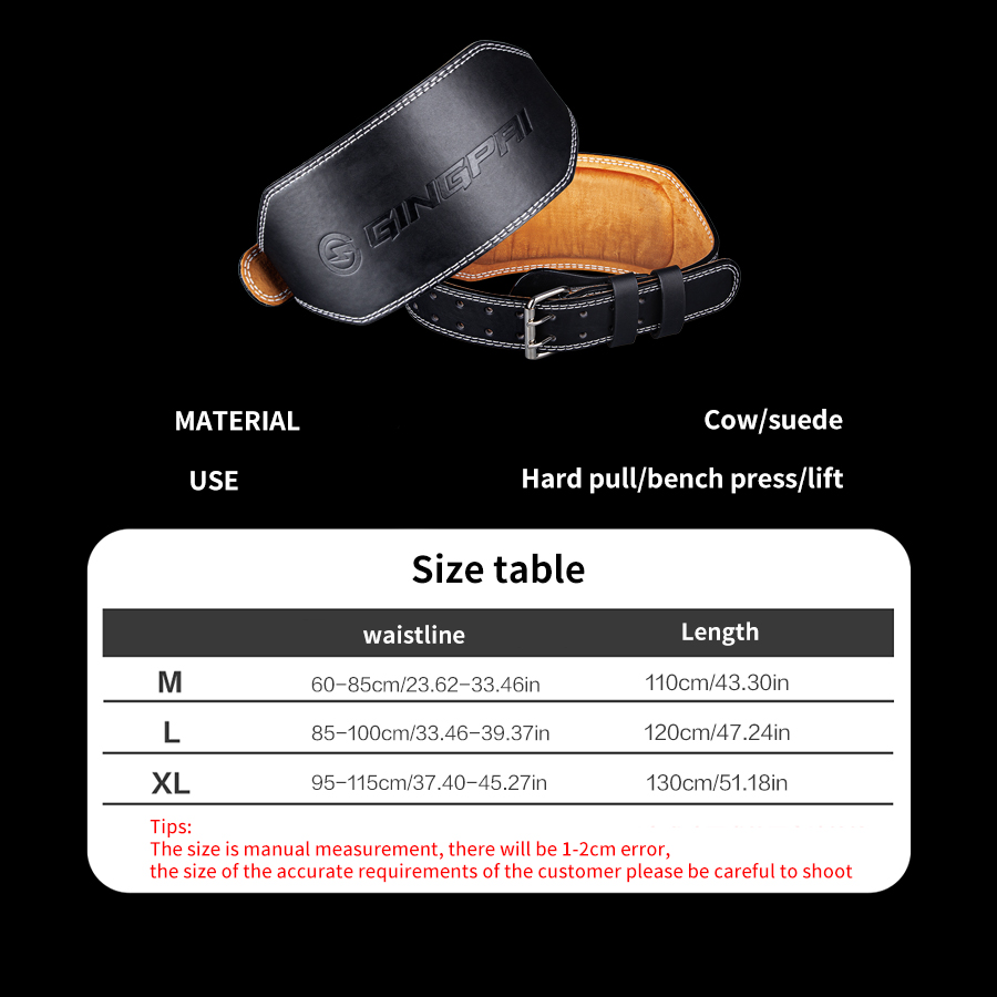 Weight Lifting Belts 15cm Widt - Leather Workout Belt reseña y precio