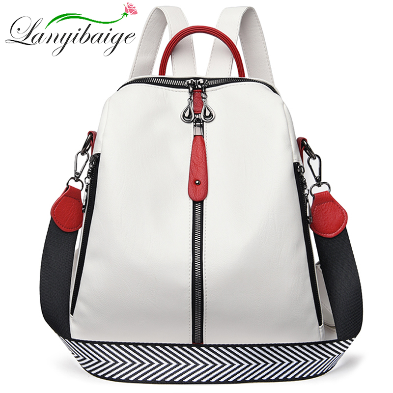 Fashion Backpack Women Soft Le - Leather Work Backpack reseña y precio
