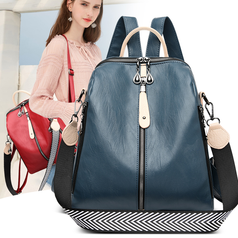 Fashion Backpack Women Soft Le - Leather Work Backpack reseña y precio