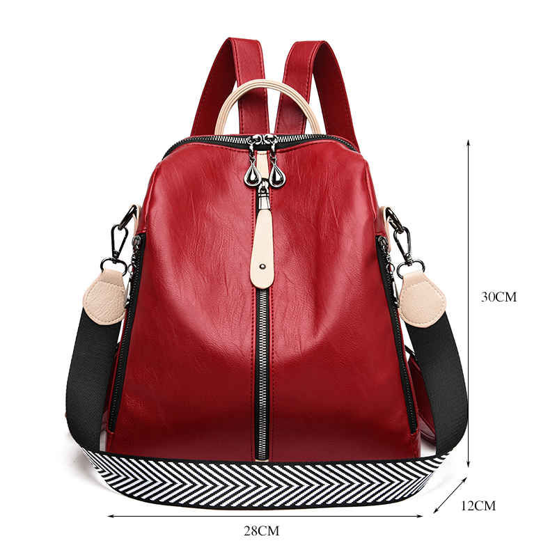 Fashion Backpack Women Soft Le - Leather Work Backpack reseña y precio