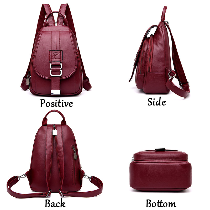 HOT 6 Color Women Backpacks Wo - Leather Work Backpack reseña y precio