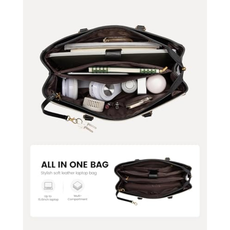 Vintage Leather Work Tote - La - Leather Work reseña y precio