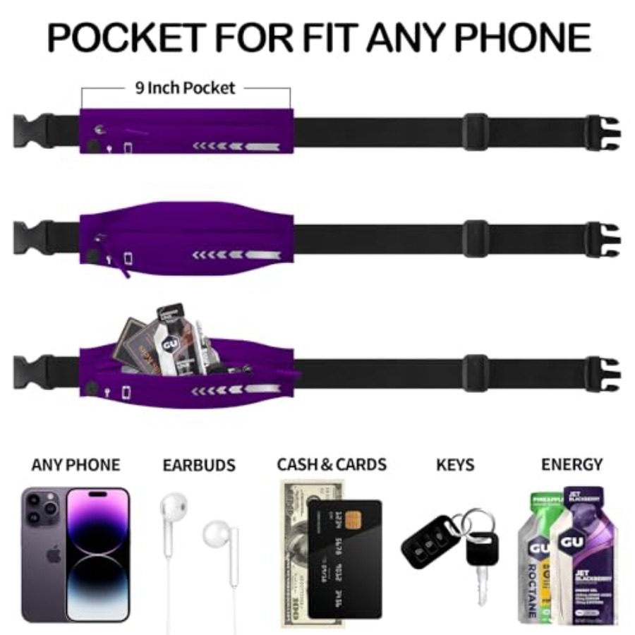 Slim Running Belt for Women Me - Leather Workout Belt reseña y precio