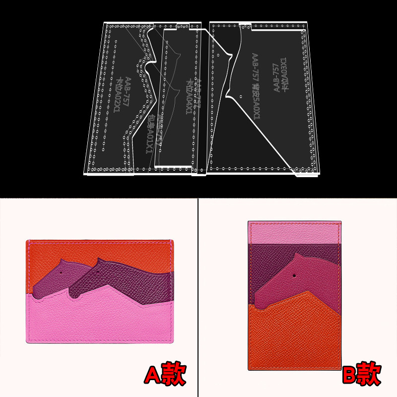 1 Set Durable Acrylic Template - Leatherwork Patterns reseña y precio