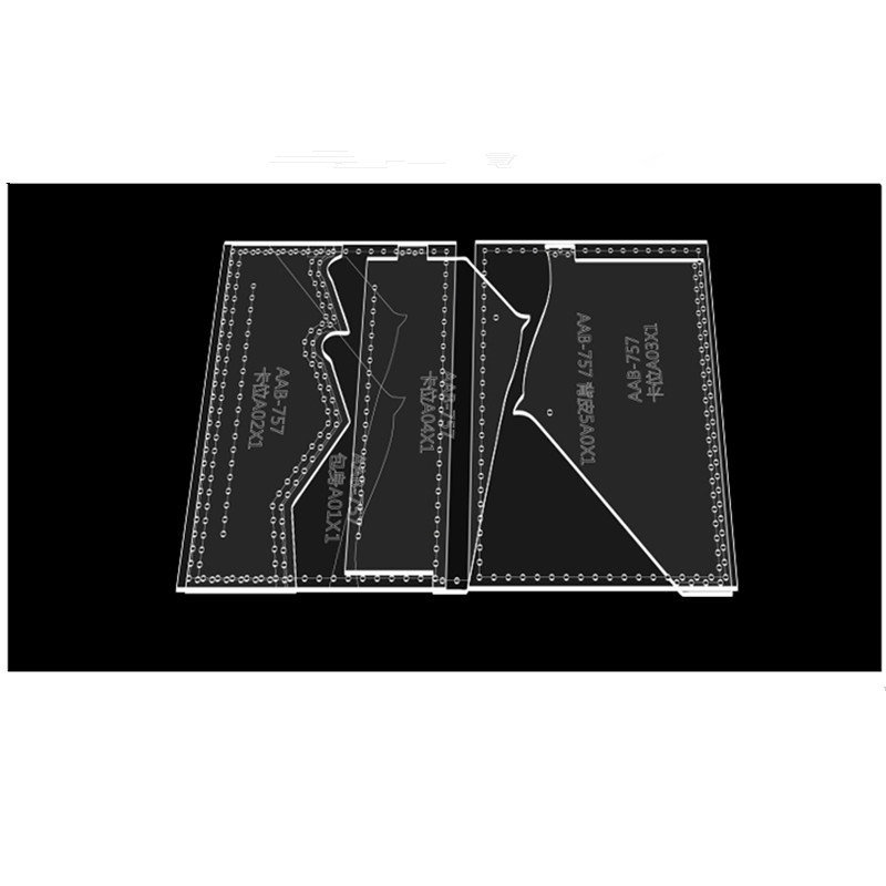 1 Set Durable Acrylic Template - Leatherwork Patterns reseña y precio