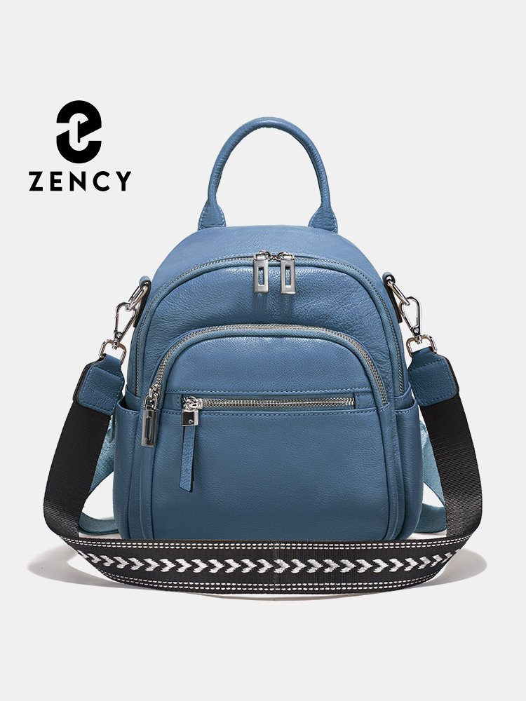 Zency Genuine Leather Small Ba - Leather Work Backpack reseña y precio