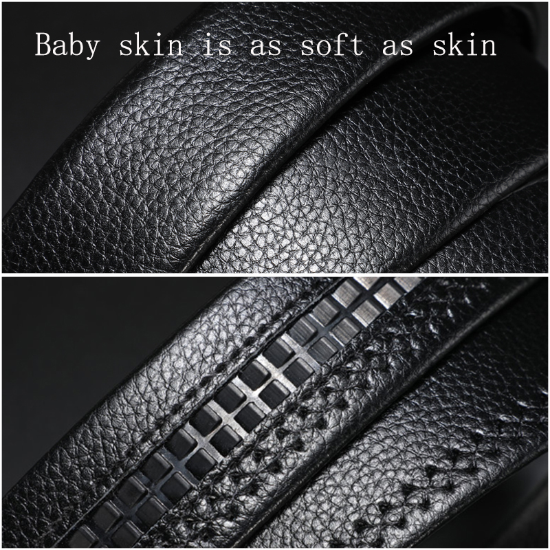 Belt Men Automatic Buckle Belt - Leather Works Belt reseña y precio
