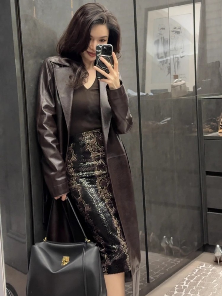 Italian Designer Office Ladies - Leather Works Belt reseña y precio