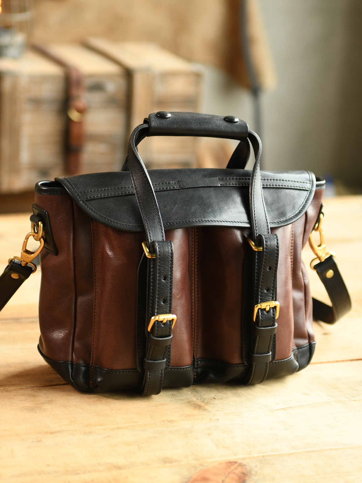 Vintage high quality first lay - Leather Work Bag Mens reseña y precio