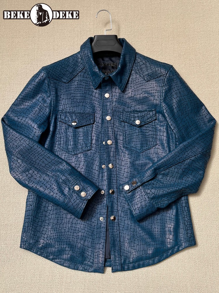 Men Spring Crocodile Pattern R - Leatherwork Patterns reseña y precio
