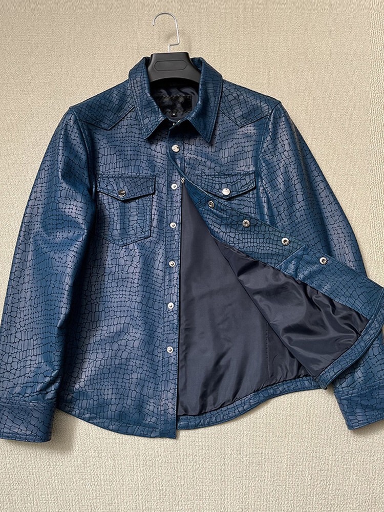 Men Spring Crocodile Pattern R - Leatherwork Patterns reseña y precio