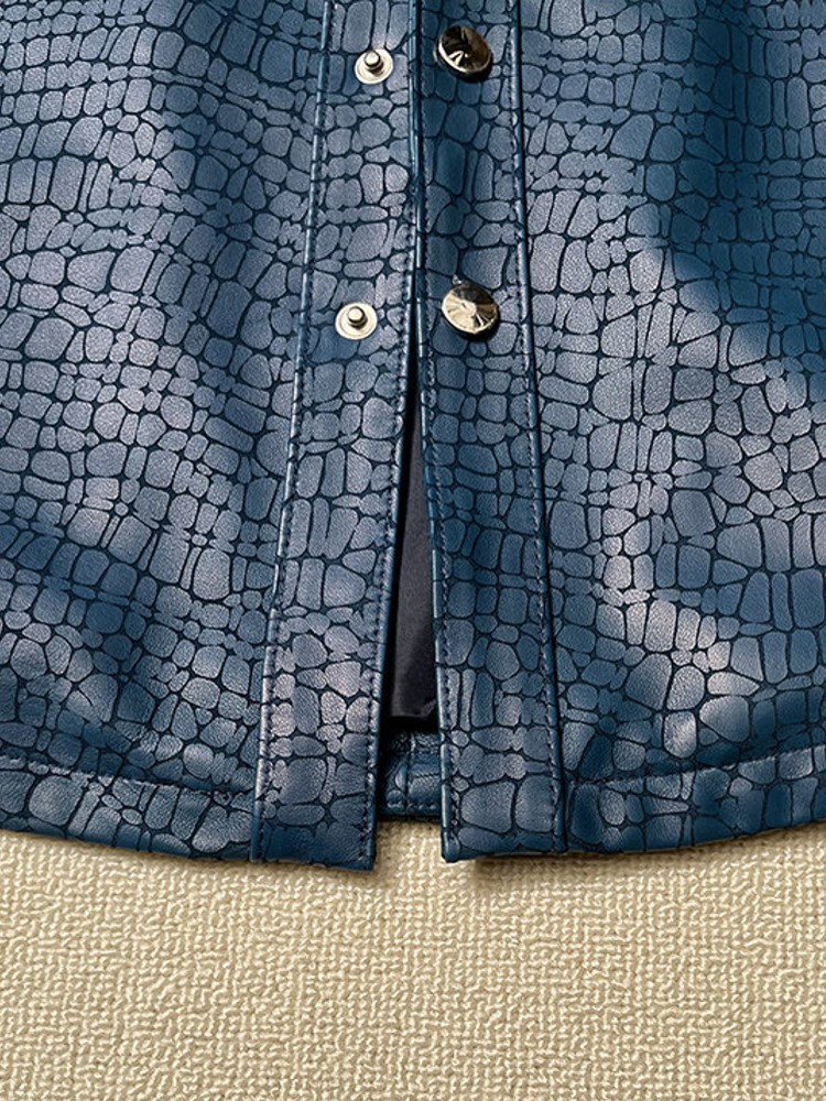 Men Spring Crocodile Pattern R - Leatherwork Patterns reseña y precio