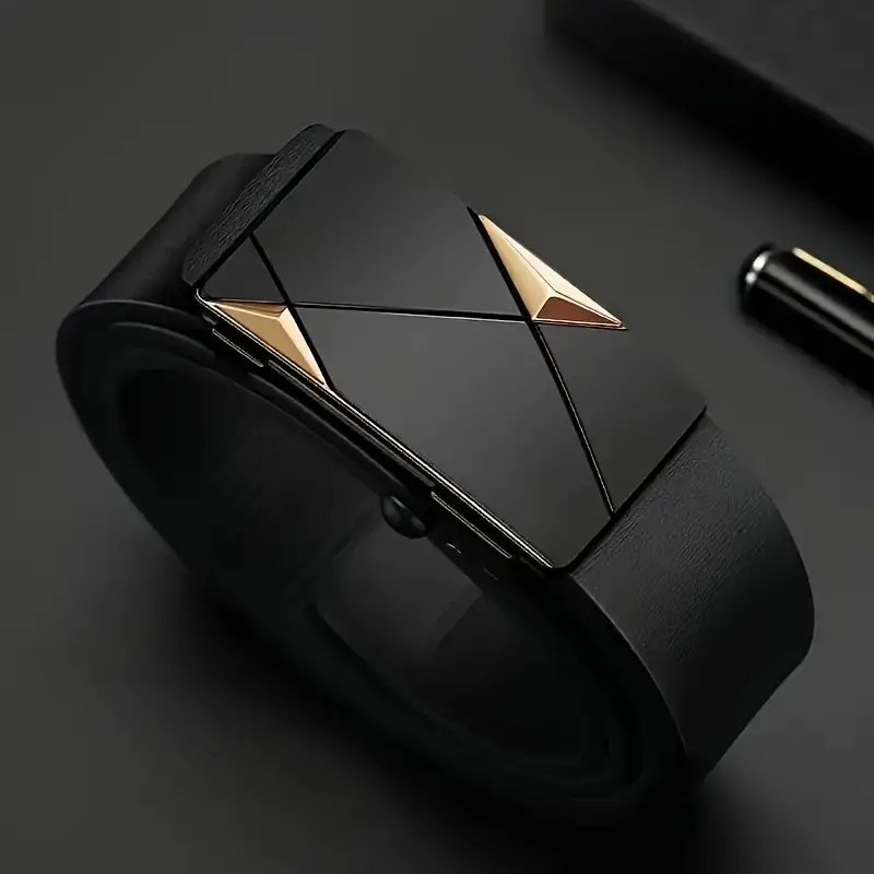 Versatile Men's PU Leather Bel - Leather Works Belt reseña y precio