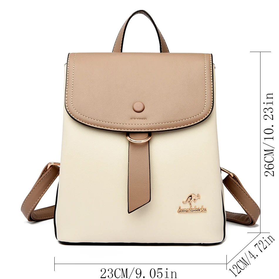 2024 High Quality Fashion Prin - Leather Work Backpack reseña y precio