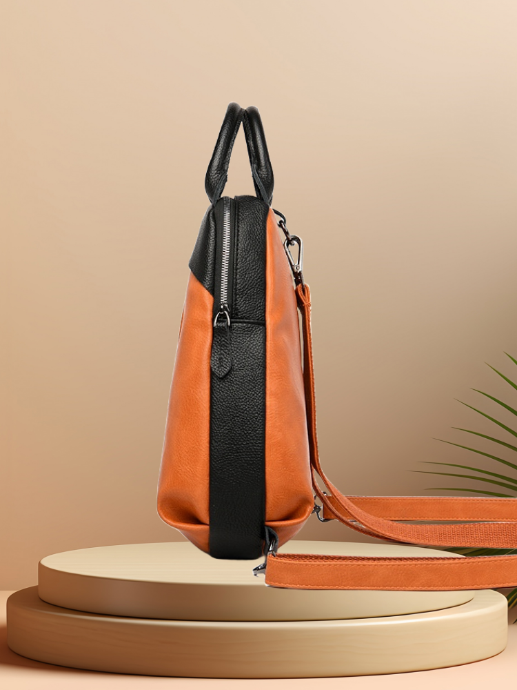 CFUN YA New Luxury Fashion Bac - Leather Work Backpack reseña y precio