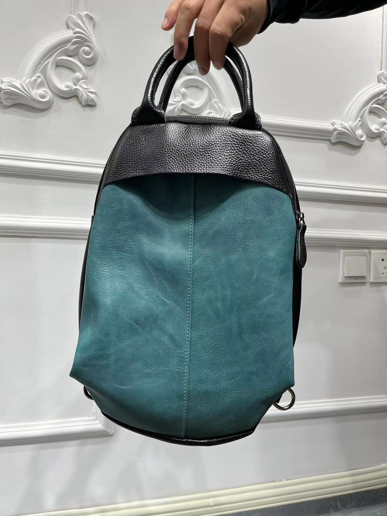 CFUN YA New Luxury Fashion Bac - Leather Work Backpack reseña y precio