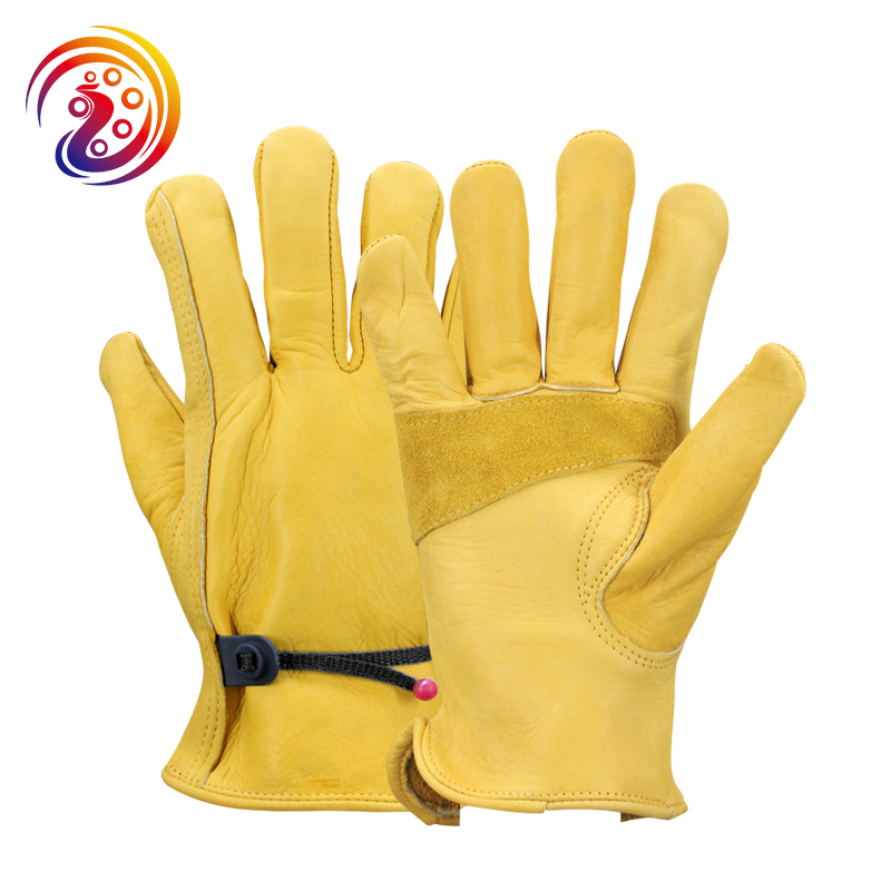 Work Gloves Cowhide Leather Fa - Leather Work Factory reseña y precio