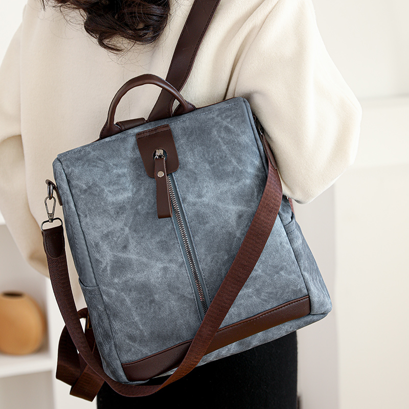 Fashion Anti-theft Backpack Fe - Leather Work Backpack reseña y precio
