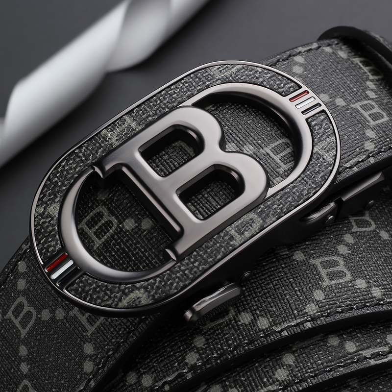 Fashion B Letter Auto Buckle B - Leather Works Belt reseña y precio