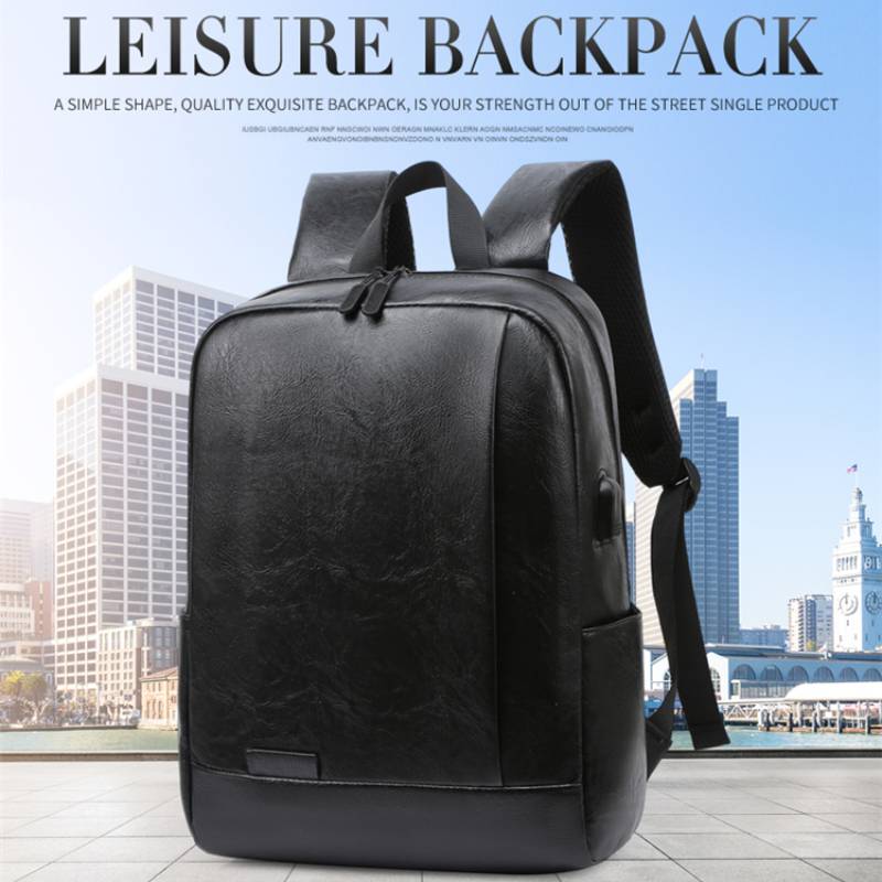 Men Fashionable Backpack PU Le - Leather Work Backpack reseña y precio