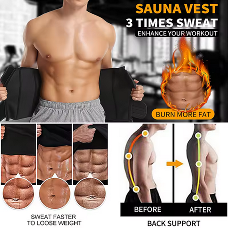 Men's Slimming Belt Waist Trai - Leather Workout Belt reseña y precio